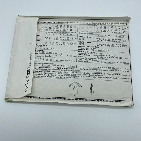 Vintage 70s 80s 90s Lot of 5 Sewing Patterns Women's Skirts Tops Jackets Dresses - Picture 15 of 16